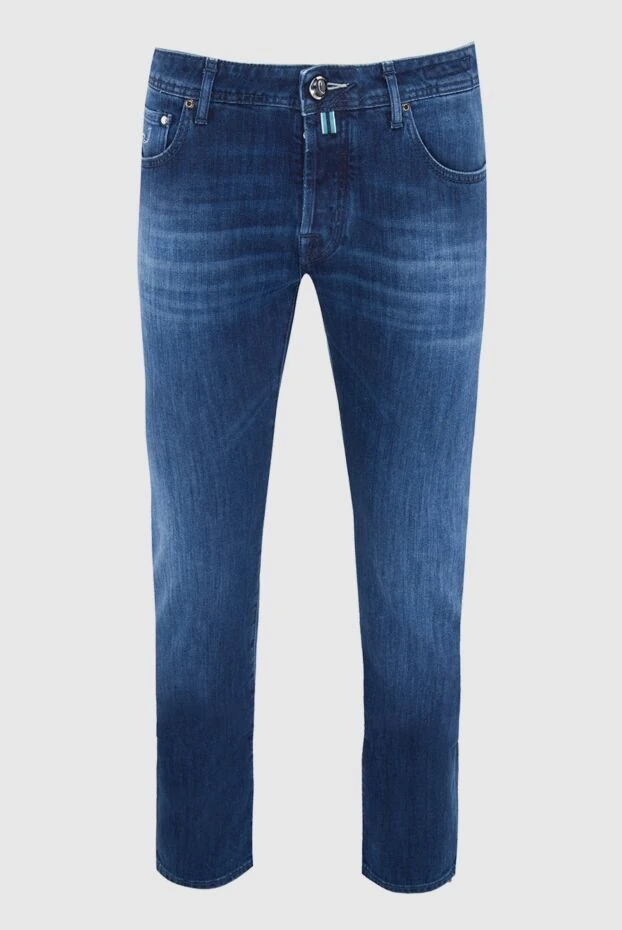 Jacob Cohen чоловічі джинси з бавовни та еластану сині чоловічі купити фото з цінами 165093 - фото 1