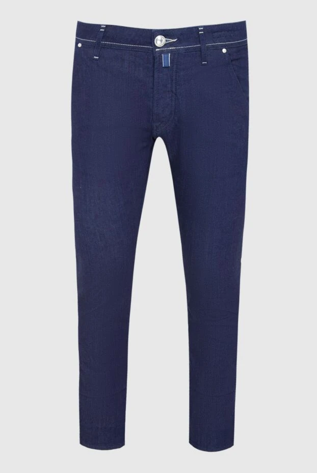 Jacob Cohen blue cotton and elastane jeans for men 165097 - photo 1