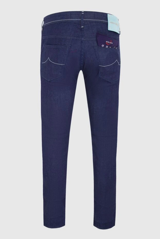 Jacob Cohen blue cotton and elastane jeans for men 165097 - photo 2