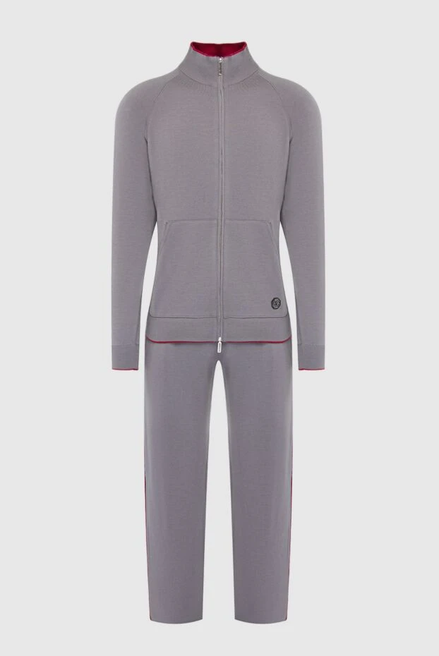 Stefano Ricci men's sports suit made of wool and silk gray 165118 - photo 1