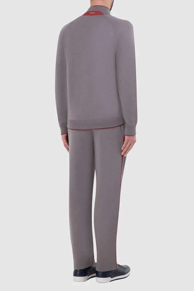 Stefano Ricci men's sports suit made of wool and silk gray 165118 - photo 3