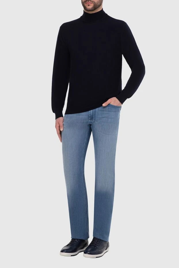 Casual denim jeans with lightening - photo 2