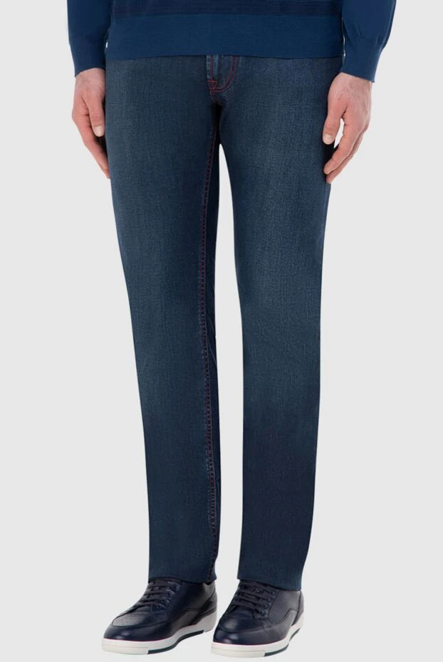 Stefano Ricci blue cotton jeans for men 165121 - photo 2