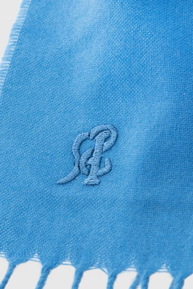 Stefano Ricci blue cashmere scarf for men 165140 - photo 3