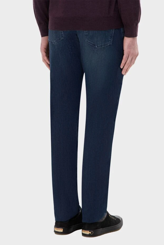 Stefano Ricci blue cotton and polyester jeans for men 165146 - photo 3