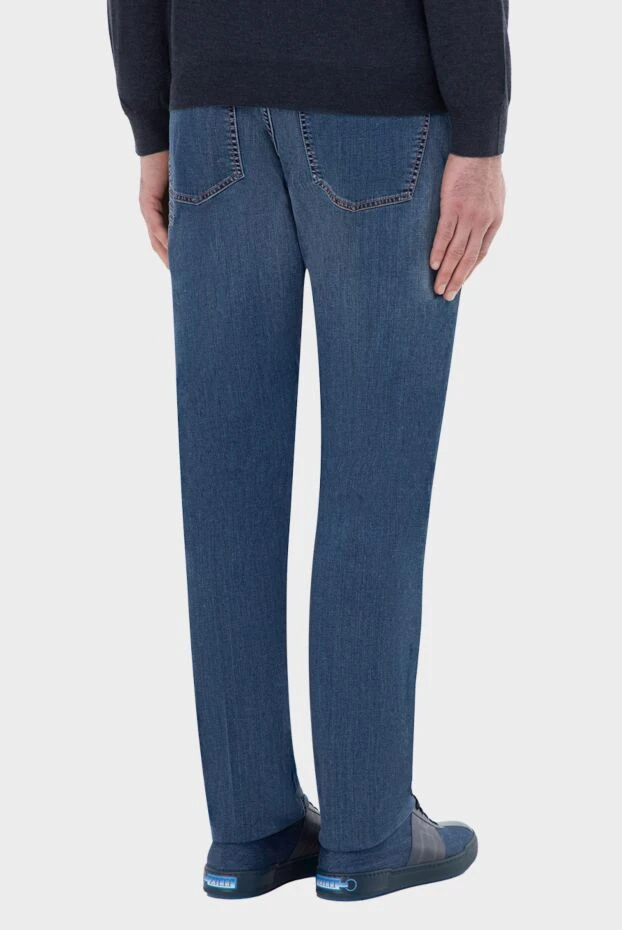 Stefano Ricci blue cotton jeans for men 165160 - photo 3
