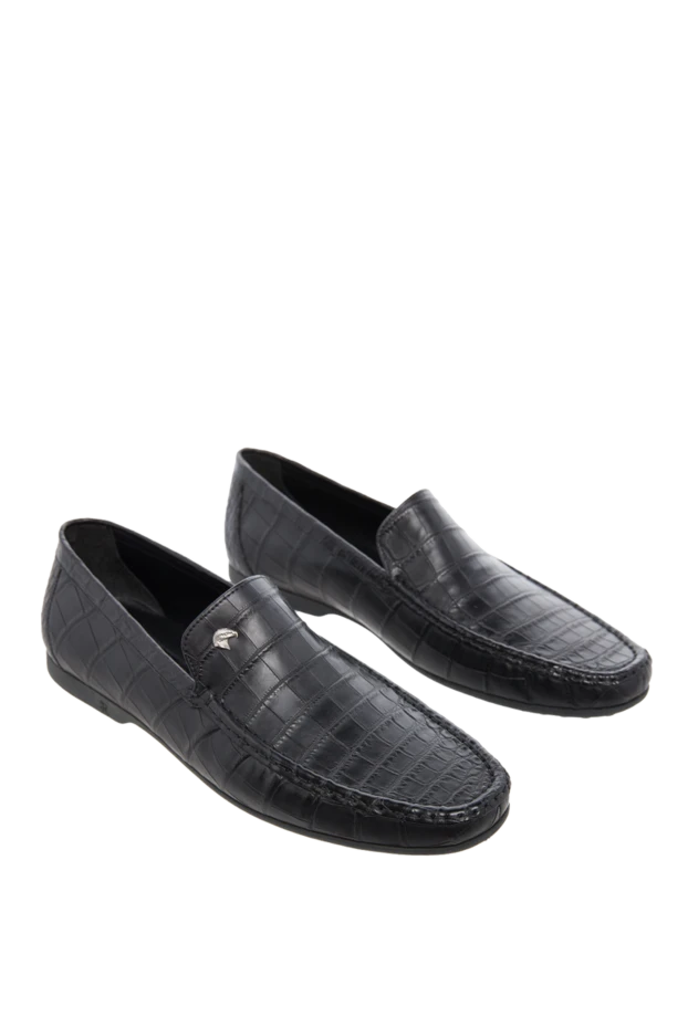 Stefano Ricci crocodile leather loafers black for men 165175 - photo 3