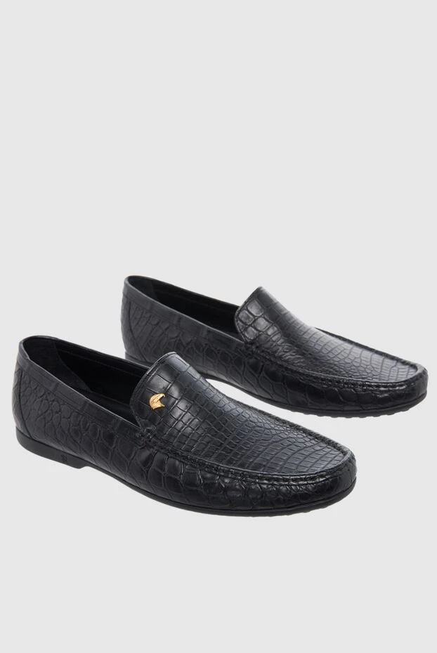Stefano Ricci crocodile leather loafers black for men 165176 - photo 3