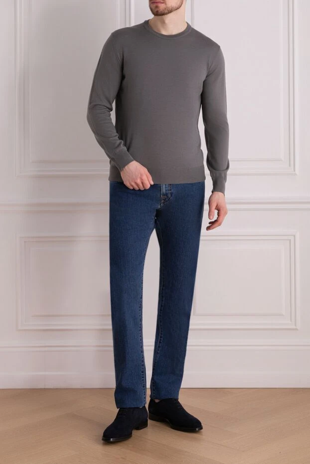 Dalmine man wool jumper gray for men buy with prices and photos 165189 - photo 2