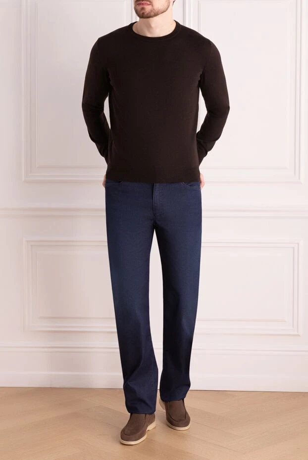 Dalmine man brown wool jumper for men buy with prices and photos 165190 - photo 2