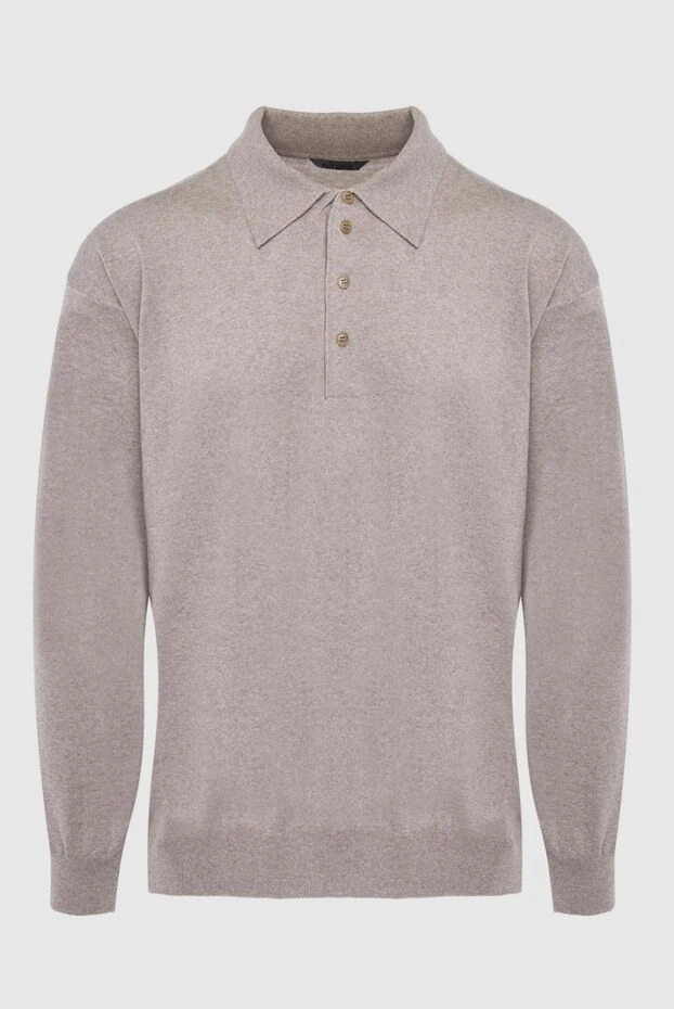 Dalmine man beige men's wool long sleeve polo buy with prices and photos 165198 - photo 1