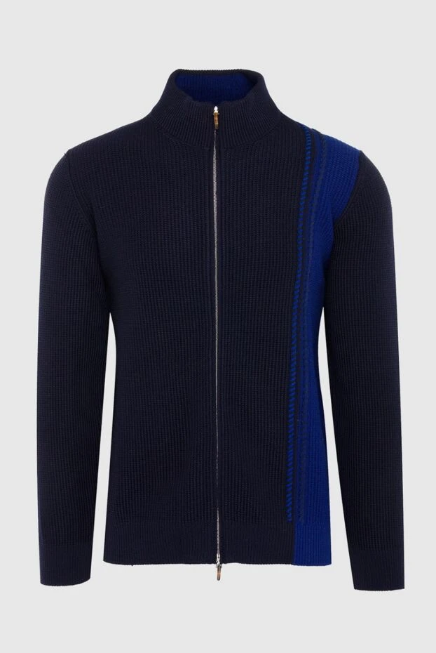 Dalmine man blue men's wool cardigan buy with prices and photos 165204 - photo 1