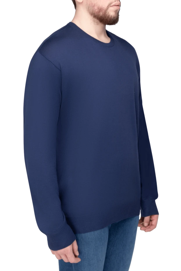 Gran Sasso man blue wool sweater for men 165386 - photo 3