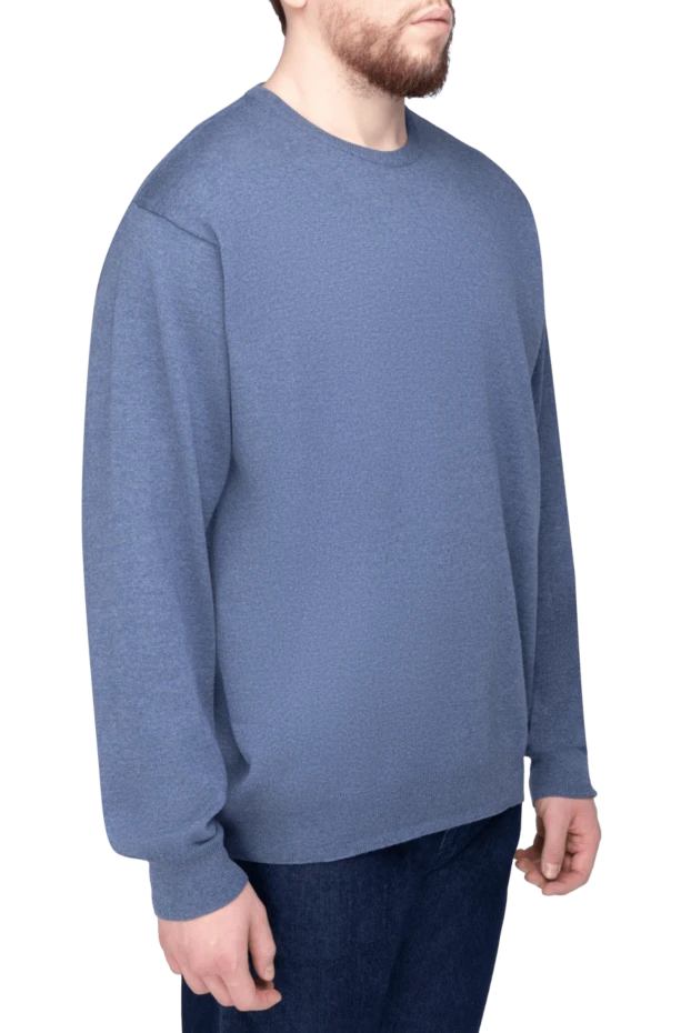 Gran Sasso man blue wool sweater for men 165386 - photo 3