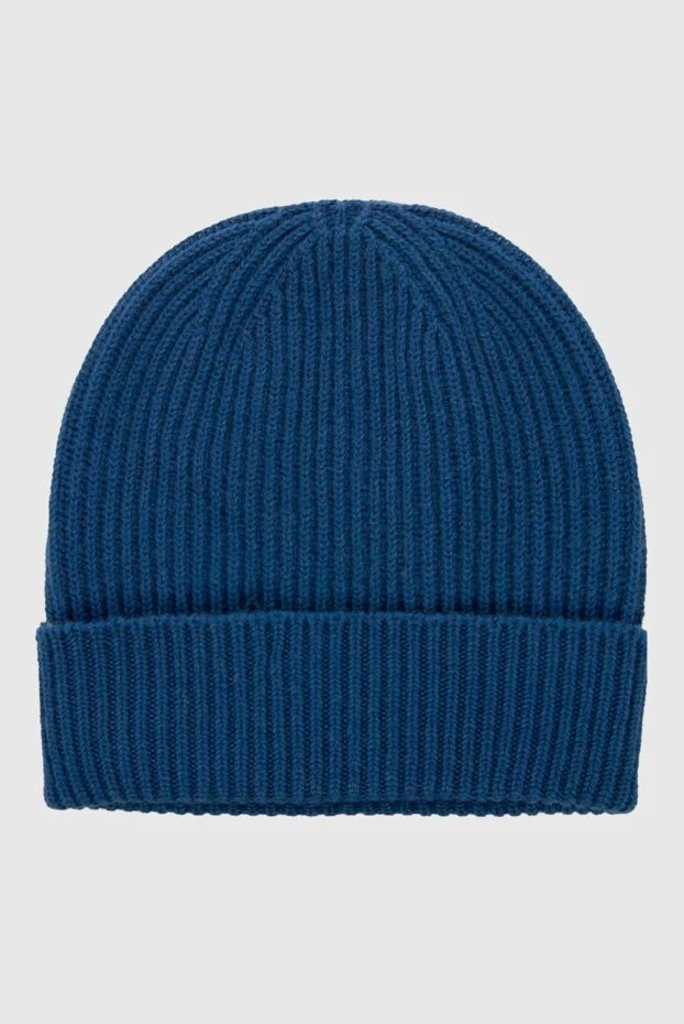 Malo мужские шапка из кашемира синяя мужская купить с ценами и фото 165270 - фото 1