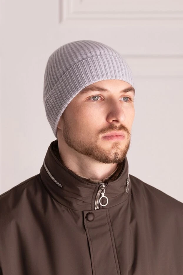 Malo man gray cashmere hat for men buy with prices and photos 165272 - photo 2