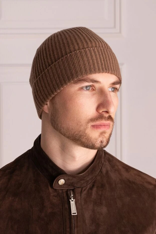 Malo man brown cashmere hat for men 165275 - photo 2