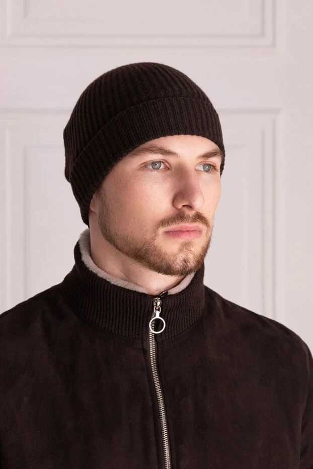 Malo man brown cashmere hat for men buy with prices and photos 165276 - photo 2