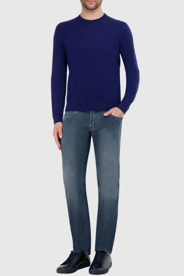 Malo man cashmere jumper purple for men buy with prices and photos 165304 - photo 2