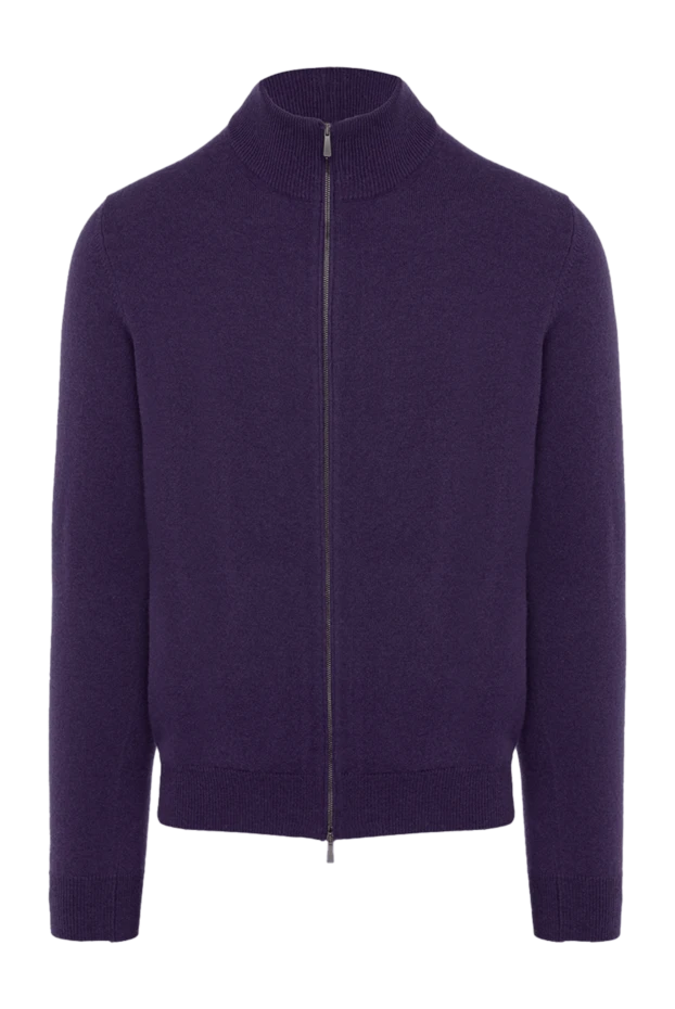 Malo man men's cashmere cardigan purple buy with prices and photos 165329 - photo 1
