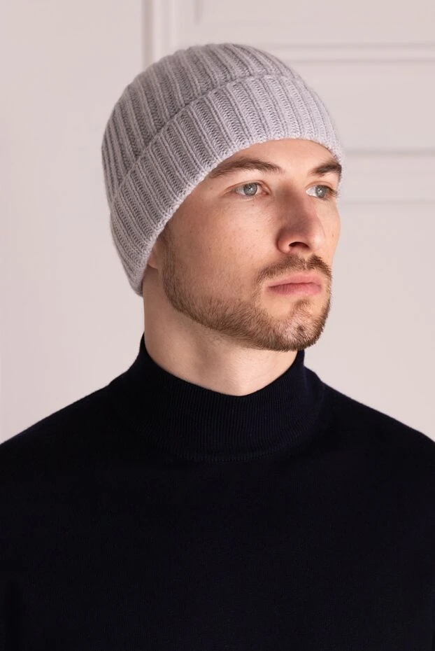 Malo man blue cashmere hat for men buy with prices and photos 165338 - photo 2