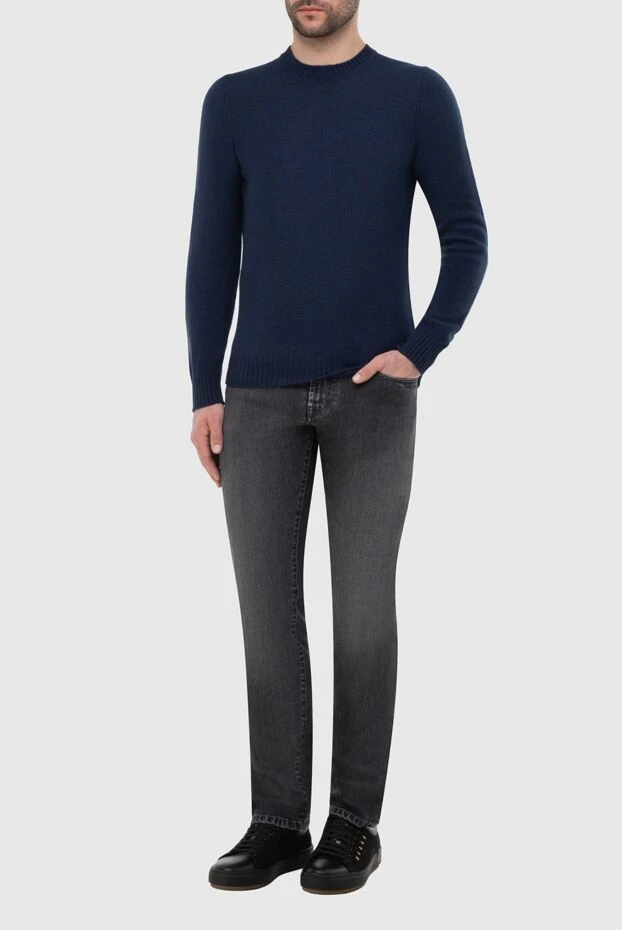 Gran Sasso man wool jumper blue for men buy with prices and photos 165357 - photo 2