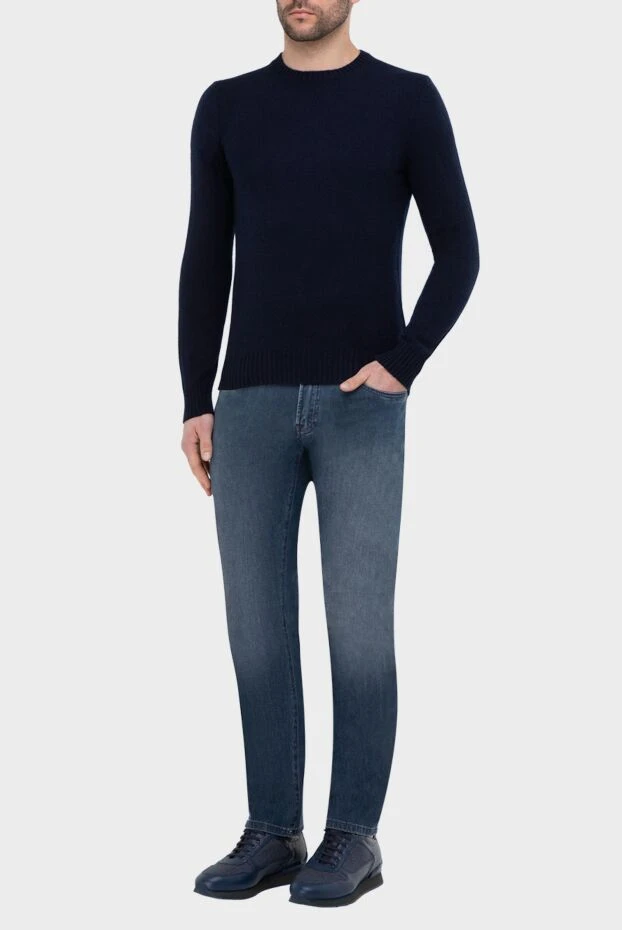 Gran Sasso man wool jumper blue for men buy with prices and photos 165358 - photo 2