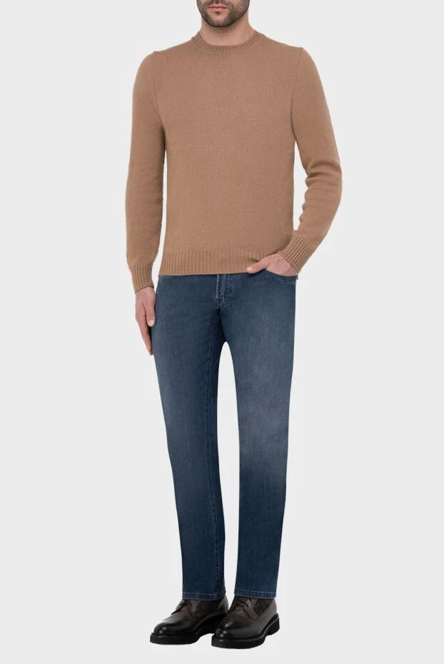 Gran Sasso man brown wool jumper for men buy with prices and photos 165361 - photo 2