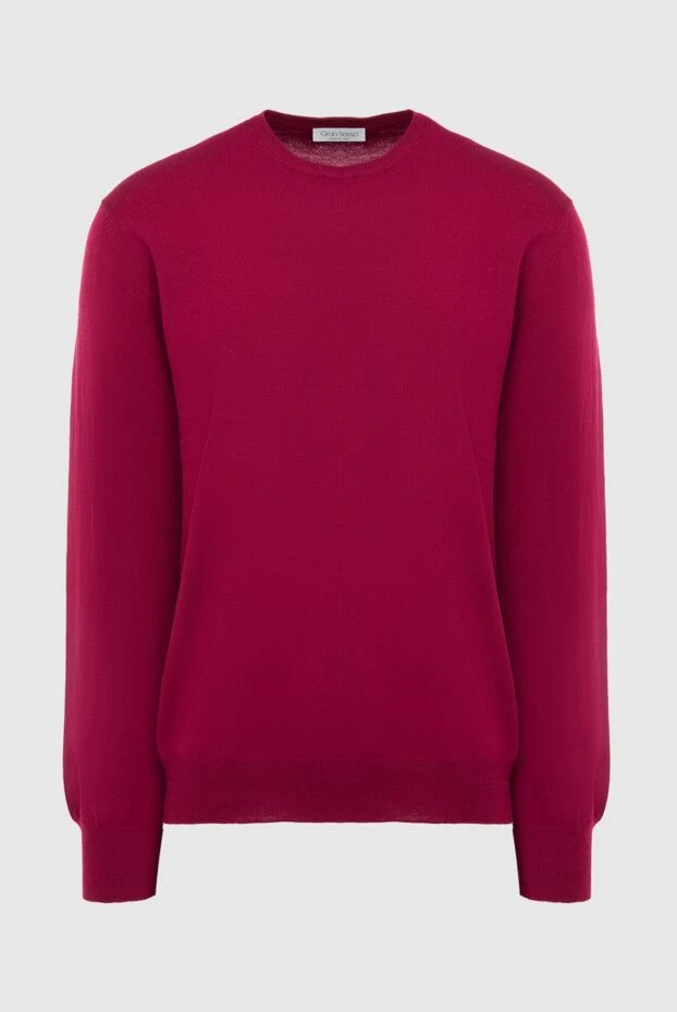 Gran Sasso man wool jumper burgundy for men 165385 - photo 1