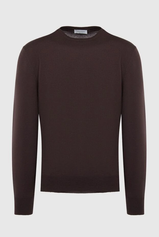 Gran Sasso man brown wool jumper for men buy with prices and photos 165391 - photo 1