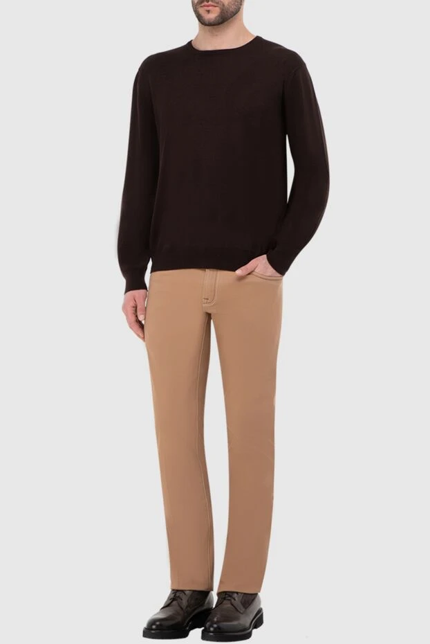 Gran Sasso man brown wool jumper for men buy with prices and photos 165391 - photo 2
