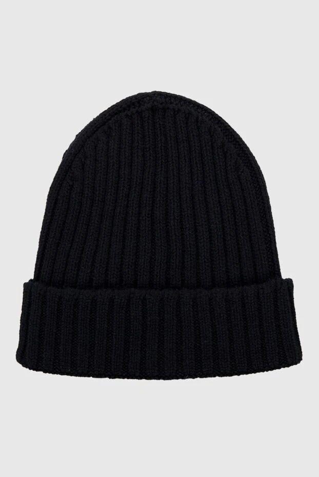 Gran Sasso чоловічі шапка з кашеміру чорна чоловіча купити фото з цінами 165440 - фото 1