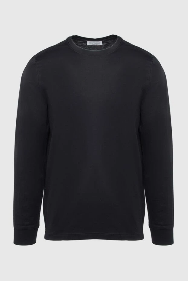 Gran Sasso cotton long sleeve black for men 165449 - photo 1