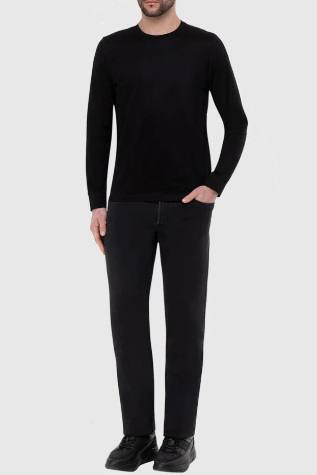 Gran Sasso man long sleeve cotton black for men buy with prices and photos 165449 - photo 2