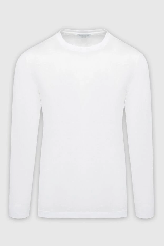 Gran Sasso long sleeve made of cotton white men's 165450 - photo 1