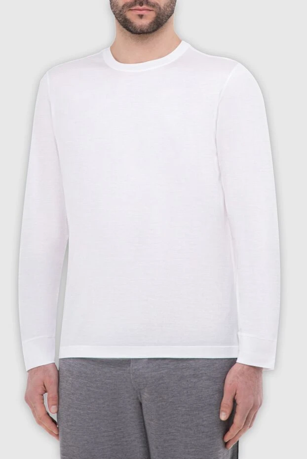 Gran Sasso man long sleeve cotton white for men 165450 - photo 2