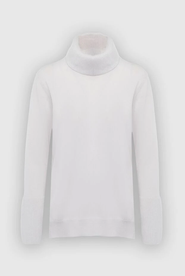 Gran Sasso woman white cashmere golf for women buy with prices and photos 165528 - photo 1