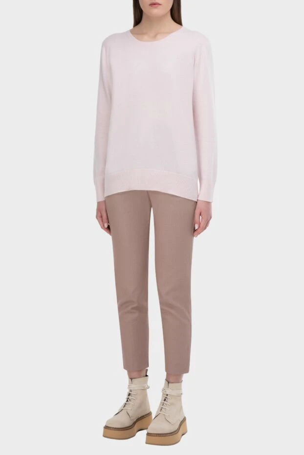 Gran Sasso woman pink cashmere jumper for women 165533 - photo 2