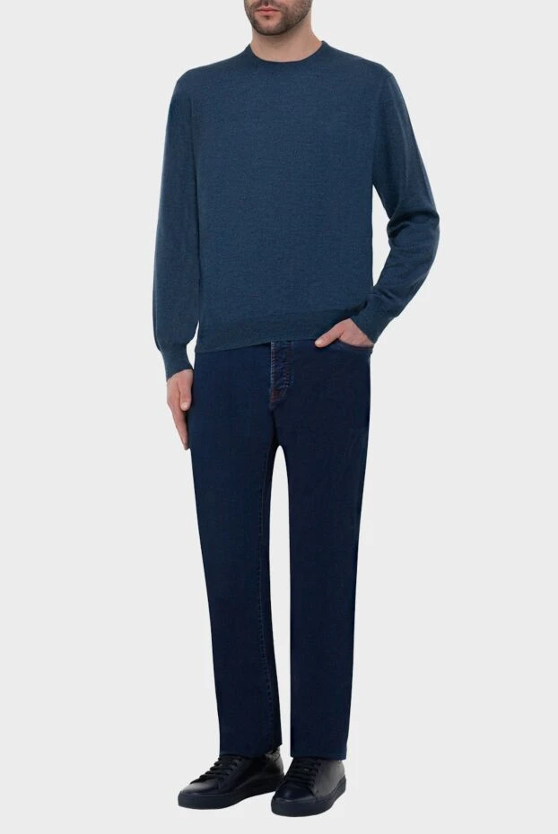Gran Sasso man wool jumper blue for men buy with prices and photos 165540 - photo 2
