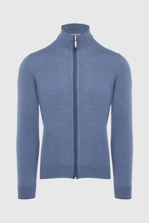 Gran Sasso man blue men's wool cardigan buy with prices and photos 165549 - photo 1