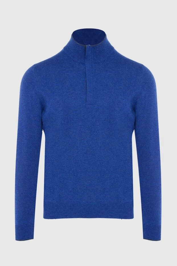 Gran Sasso man troyer wool, viscose and cashmere blue for men buy with prices and photos 165617 - photo 1