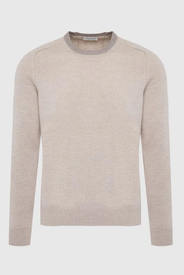 Gran Sasso beige wool jumper for men 165632 - photo 1