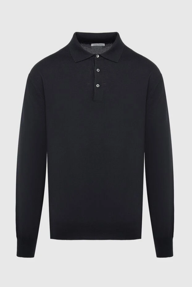 Gran Sasso man wool long sleeve polo black for men buy with prices and photos 165653 - photo 1
