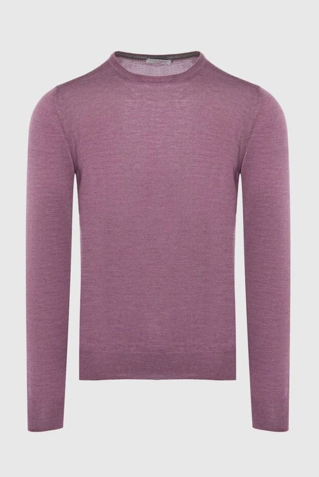 Gran Sasso man wool and silk jumper pink for men buy with prices and photos 165676 - photo 1