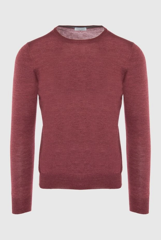 Gran Sasso man wool and silk jumper burgundy for men buy with prices and photos 165681 - photo 1