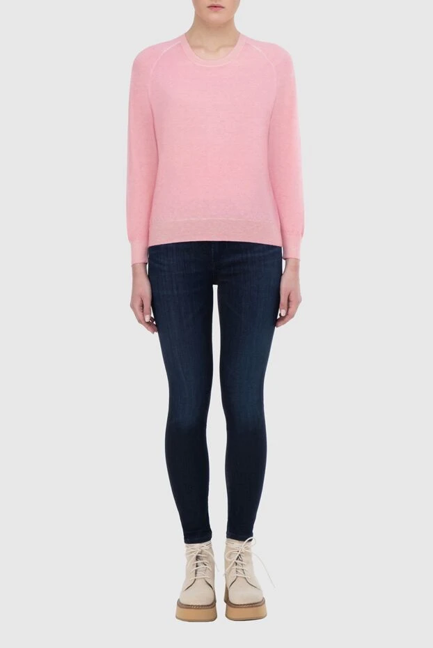 Gran Sasso woman pink cashmere jumper for women buy with prices and photos 165688 - photo 2
