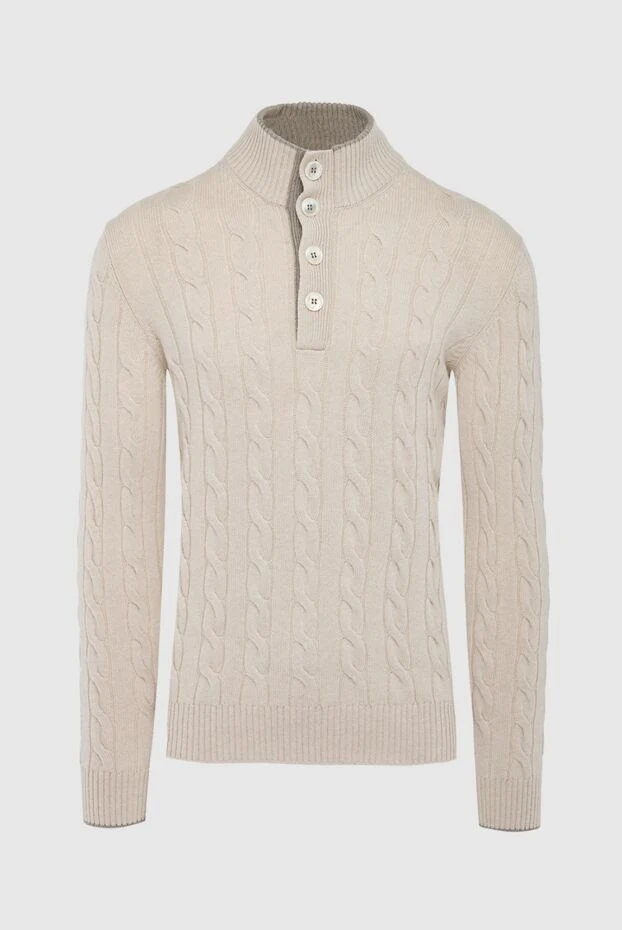 Gran Sasso man cashmere troyer beige for men buy with prices and photos 165690 - photo 1