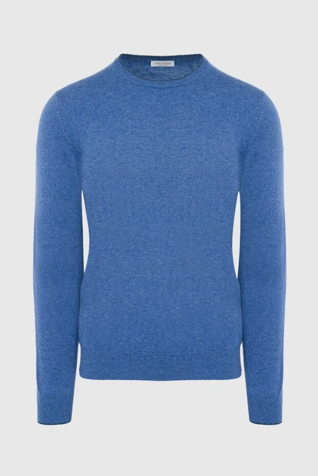 Gran Sasso man cashmere jumper blue for men buy with prices and photos 165696 - photo 1