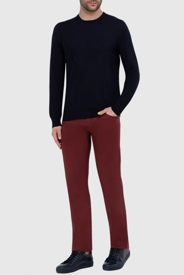 Gran Sasso man cashmere jumper blue for men buy with prices and photos 165734 - photo 2