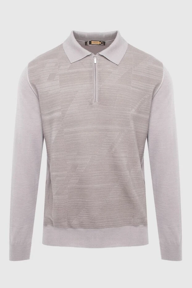 Zilli man long sleeve polo in silk and cashmere beige for men buy with prices and photos 165751 - photo 1